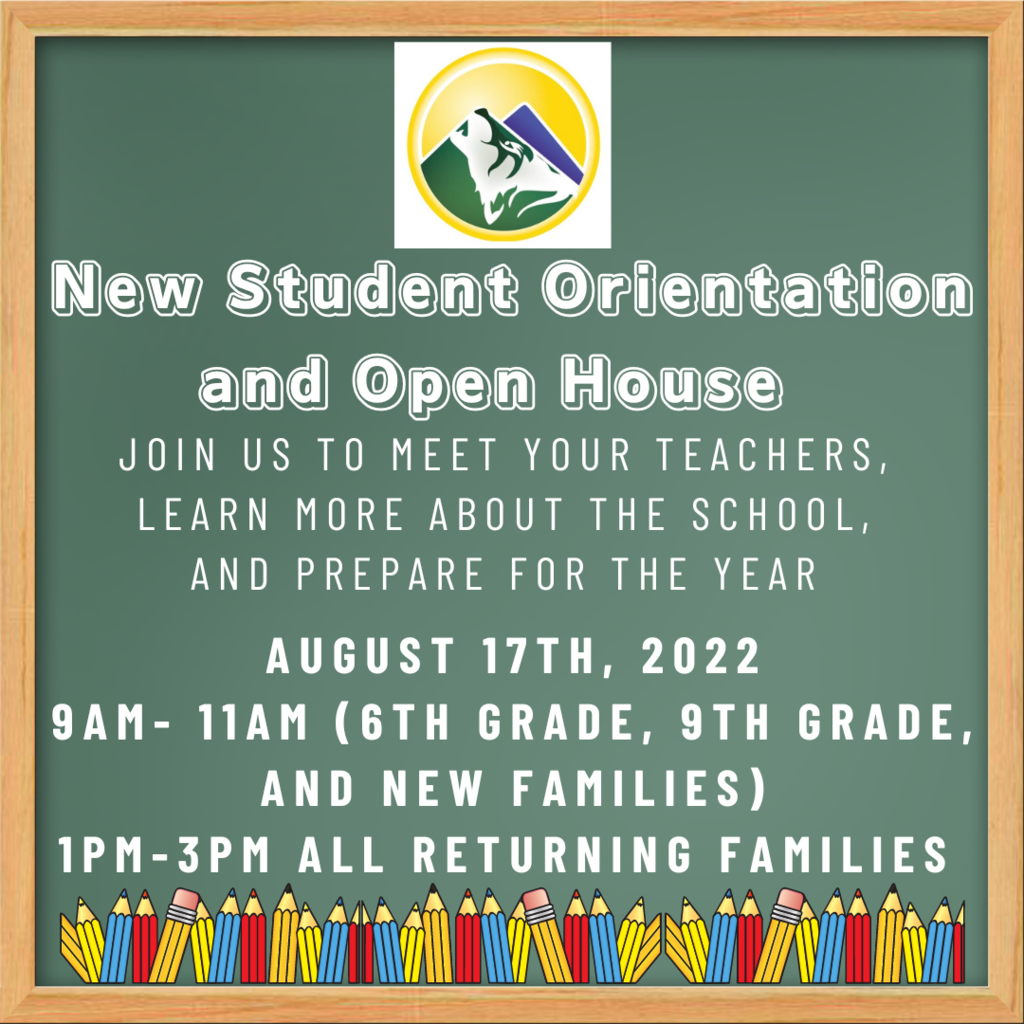 New Student Orientation and Open House 