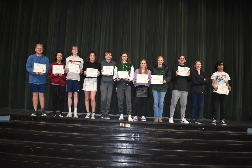 Sophomore Honor Roll - 4.0 or Higher