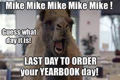 last day to buy a yearbook 